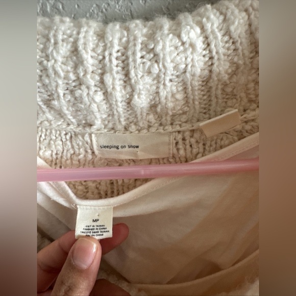 Sleeping On Snow Cowl Neck Sweater Dress Size Medium - Picture 3 of 11